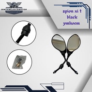 Original Yamaha X1 125z Rear View Mirror Black Stem Yamaha X1 Rear View Mirror