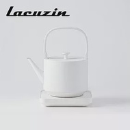【Lacuzin】鑄鐵風溫控泡茶快煮壺 LCZ2001WT 珍珠白