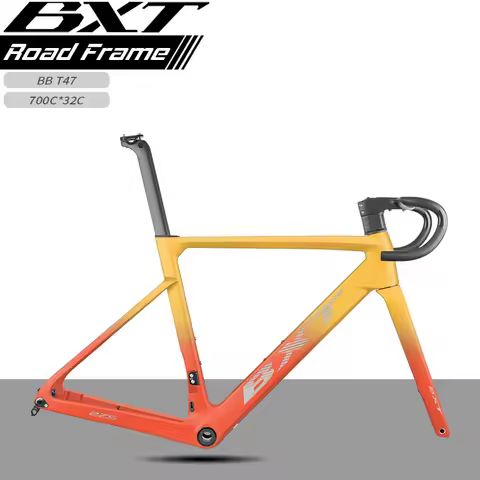 BXT Carbon Fibre T1000 Road Bike Frame Lightweight Cycling Bicycle Carbon Fiber Road Bike Frame for 