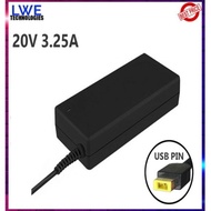 Lenovo ThinkPad T440 Laptop Adapter Charger 20V 3.25A USB Connector (65W) / Lenovo 20V 3.25A (65W) (