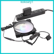 32cm DC5.5x2.1mm Plug to 4Pin for Molex Computer PC Case Fan Power Adapter Cable