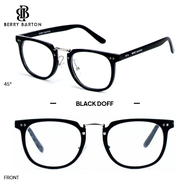 Kacamata Bulat Frame Metal Modern Bisa Minus Photocromic Blueray Fashion Pria Wanita Berrybarton 873