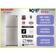 Sharp J-Tech Inverter 2 Door Folio Fridge 380L Capacity SJ3822MSS/ 410L Capacity SJ4122MSS/ 440L Cap