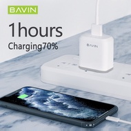 BAVIN PC368 2.4A Charger And 1m Cable For Micro / Type-C / Lightning Phone