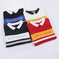 【Rollenz】Ready Sweater Harry Potterr Crewneck Longsleeve Hogwarts Gryffindor Hufflepuff Slytherin Ra