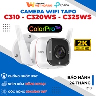 [2026] TP-Link Tapo Outdoor Camera C325WB / C320 / C310 QHD / FullHD 2-Way Talk Motion Detection CCT