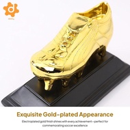 [utruiut0k] Gold Boot Soccer Trophy Soccer Trophy Collectible Statue Sculpture Figurine for Home Dec
