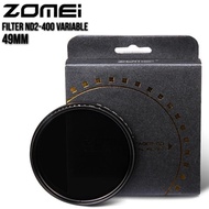 Zomei Camera Filter Lens ND Fader ND2-400 49mm 49 mm ND2 - ND400 Neutral Density Filters Variable