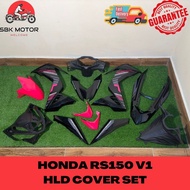 HONDA RS150 VT V1 BATMAN-40 BG+PINK  COVER SET ORIGINAL HLD STICKER TANAM RS150 COVER SET