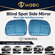 MODO TOYOTA Blind Spot Side Mirror Blue Light Anti-Glare Lenses