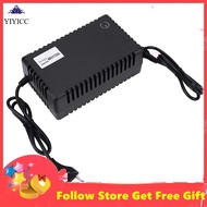 Yiyicc 48V Scooter Charger  Scooeter Battery Solid Firm Plastic 100-240V Black Electric Scooters for E-Bike