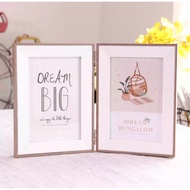 Wooden photo frame 10x15, Wooden photo frame for table, Double wooden photo frame, 2-color wooden ph