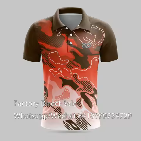 Golf Wear T Shirt Summer Men Coach Polos Para Polo Hombre Manga Corta Fishing Tops Badminton Breatha