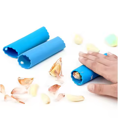 1pc Magic Silicone Garlic Peeler Vegetable Peel Easy Peeler Garlic Stripper Tube Peeling Kitchen Too