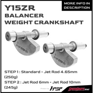 HPSP RACING Y15ZR CRANKSHAFT WEIGHT BALANCER SUPER PRO RACING STEP 1 STEP 2 JET 1 JET 2 JET 4 JET 4.