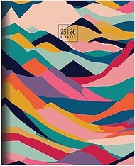 TF Publishing July 2025 - June 2026 Peaks and Valleys Medium Monthly Planner - 12 Month Academic Pla