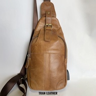 Tl4 Cowhide Crossbody Bag - TRAN LEATHER