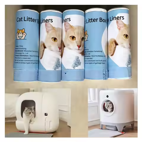 Ultra Thick Plastic Cat Litter Box Liners, High Quality Bags for Petkit Pura X Max or Max2 Garbage B