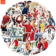 J· Cristiano Ronaldo Stickers Set Idol Graffiti Waterproof Decals Pack, 54 pcs