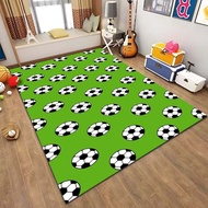 Football field rug, sports style rug, extra large rug, soft to the touch, dense pile, creative patte
