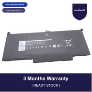 F3YGT 7.6V E7390 Dell E7490 E7290 7000 Latitude E7280 12 E7480 60WH Laptop Battery 2X39G E7380 for D