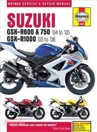 Suzuki Gsx-r600, 750 & 1000, '03-'06 Haynes Repair Manual