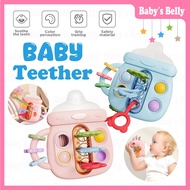 Baby La La Fun Toy Bottle-shaped Pull Toy 6-month-old Baby Early Education Gripping Teether Educatio