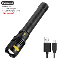 Alonefire H52 XHP90ส่วนใหญ่ที่มีประสิทธิภาพไฟฉาย Led USB ไฟฉายอเนกประสงค์เทเลสโคปแขนยืด HandLamp แสง