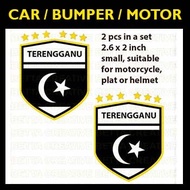 Star Terengganu - Car Sticker / Bumper Sticker