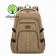 ZILUOLAN Men Shoulders Bag, 50L Large Capacity Travel Backpack, Wear-Resistant Thickened Heavy Duty 