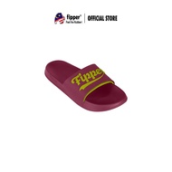Fipper Ace Sandal Maroon / Green (Neon) - Fipper Ace Sandal in Maroon / Green (Neon)
