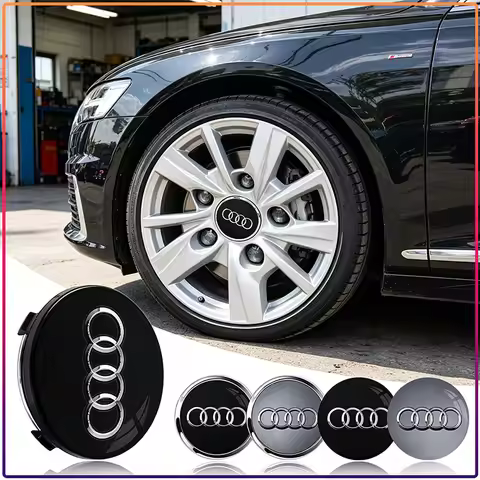 60/61/68/69mm Badge Car Wheel Center Hub Cap Covers Auto Rim Cover For Audi A8 A5 A6 C5 C6 C7 A7 A1 