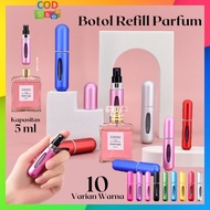 - Bo5561 Perfume Refill Bottle/5Ml Perfume Refill Holder/Refillable Body Spray Container/Aluminum Sp