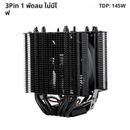 XUANFENG Twin Towers สีดํา/สีขาวหม้อน้ํา 6 ท่อความร้อน Cooler พัดลม CPU ใช้งานร่วมกับ LGA2011 1200 1