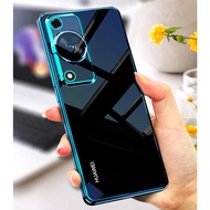 Huawei Nova Y72 4G NovaY72 Y 72 Soft Case Luxury Plating Transparent Silicone Shockproof Bumper Back