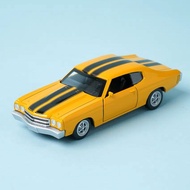 1:39 Chevrolet Chevelle SS 454 Diecast Car Model Pull Back Metal Toy Car Gift