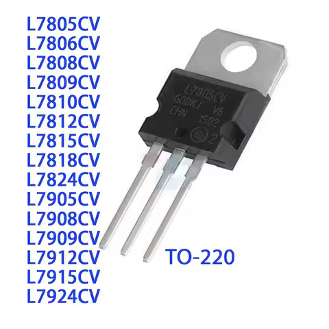 10PCS L7805 L7806 L7808 L7809 L7812 L7815 L7824 L7905 L7908 L7909 L7912 L7915 L7924 L7805CV 7805 790