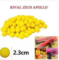 Compatible Gun Bullet Balls For Nerf Rival Refill (Size: 2.3 Color: Yellow)