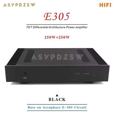 HIFI E305 FET Differential Architecture Power Amplifier Base on Accuphase E-305 Circuit 250W+250W