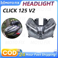 Honda Click 125 V2 Motorcycle headlight Click 125 Assembly Headlight Click v2 Plug and Play