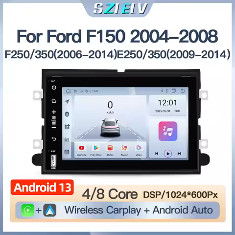 For Ford F150 F250 F350 E250 E350 Fusion Carplay Video Player Autoradio Multimedia Car Radio Android