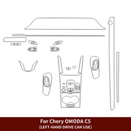 For Chery OMODA A5/C5 2022-2024 Anti-Scratch Car Interior Film Dashboard Piano Board Shift Center Co
