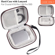 Hard Case for Crucial X10 Pro / X9 Pro Portable SSD External Solid State Drives, Travel Case Protect