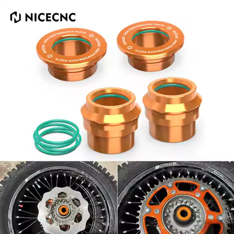 NICECNC 22MM/25MM Front Rear Wheel Spacers Hub Collars For KTM SX-F 450 SX-F 350 SX-F 250 SX 125 SX 