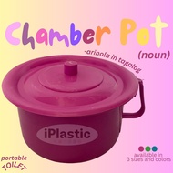 iPlastic  Arinola for adult and kids, Chamber pot urinal plastic, Small Medium Large size, Arinola for pregnant #0026