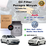 OIL FILTER EA111 1.4 TSI Volkswagen GOLF MK51.4 MK6 1.4 JETTA 1.4 TIGUAN TOURAN SCIROCCO BETTLE POLO