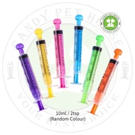 Syringe 10ML with Cap / Syringe Luer Slip / Picagari dengan Penutup - Random Colour