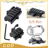 3/5 Slot High Mount QD Fast Release 21mm Quick Release Alum Rail Clamp