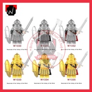 W1330 - 1335 Minifigures Knight armor Knight suit armor assembly model Iron Nausicaa of Valley of th