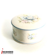 Vintage England Balder Round China Bone Trinket Box